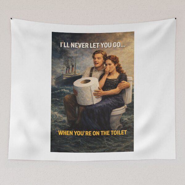 Item preview, Titanic Romance Toilet Paper Parody with I’ll Never Let You Go designed and sold by Aryabek.