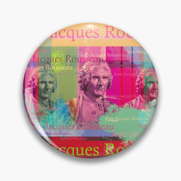 Item preview, Jean-Jacques Rousseau Portrait Collage Pop Art Style designed and sold by Mauswohn.