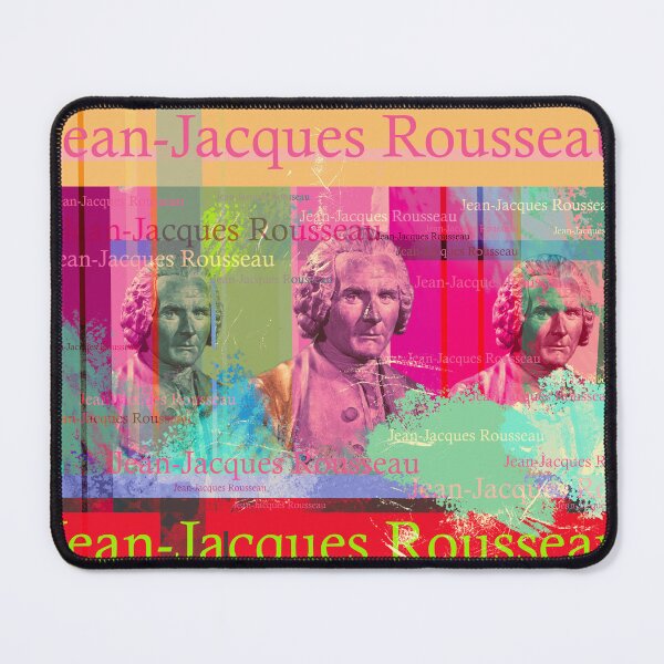 Item preview, Jean-Jacques Rousseau Portrait Collage Pop Art Style designed and sold by Mauswohn.