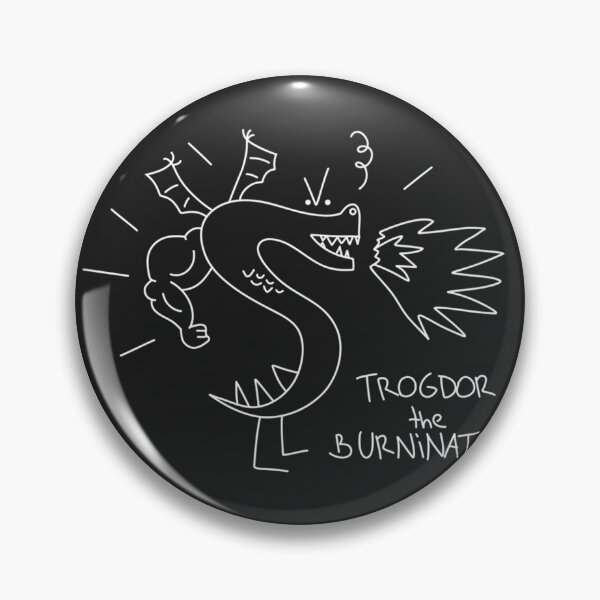 Item preview, Trogdor The Burninator Black designed and sold by Ubenart.