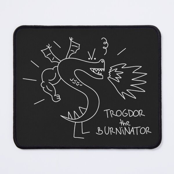 Item preview, Trogdor The Burninator Black designed and sold by Ubenart.