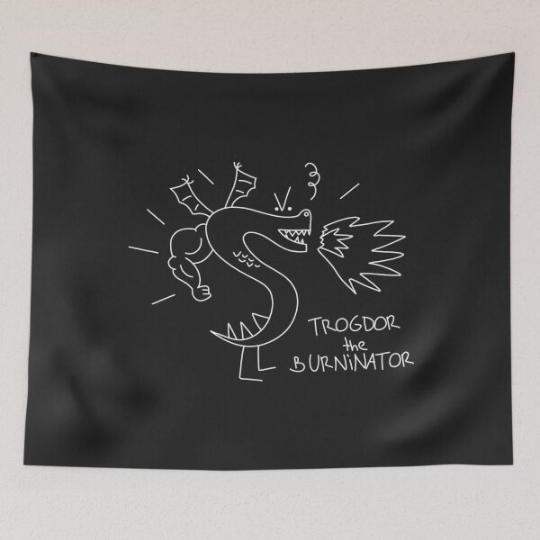 Item preview, Trogdor The Burninator Black designed and sold by Ubenart.