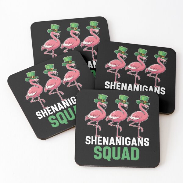 Item preview, Shenanigans Squad St Patricks Day Flamingo Matching Family designed and sold by OlakunleOloroz.