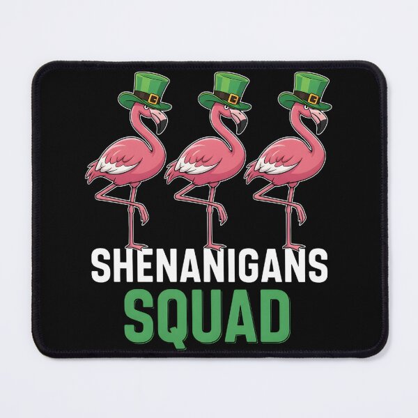 Item preview, Shenanigans Squad St Patricks Day Flamingo Matching Family designed and sold by OlakunleOloroz.