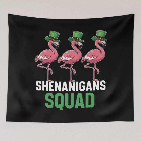 Item preview, Shenanigans Squad St Patricks Day Flamingo Matching Family designed and sold by OlakunleOloroz.