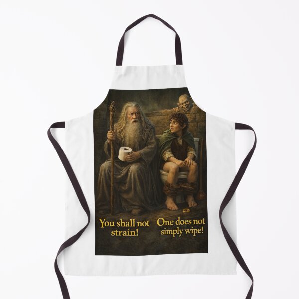 Item preview, Middle-earth Fellowship Toilet Scene Parody designed and sold by Aryabek.