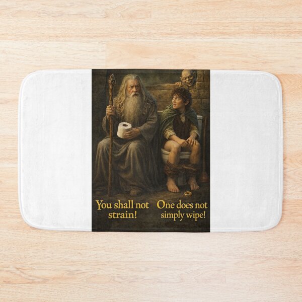 Item preview, Middle-earth Fellowship Toilet Scene Parody designed and sold by Aryabek.