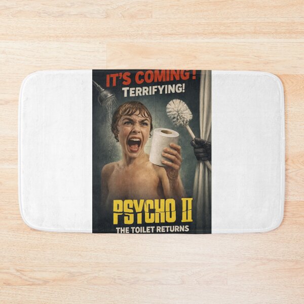 Item preview, Psycho Shower Scene Toilet Horror Parody designed and sold by Aryabek.