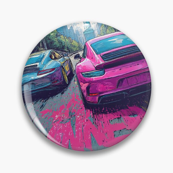 Item preview, Ganador de Neon City Street Racing: Arte dinámico de autos deportivos designed and sold by KrintoryTees.