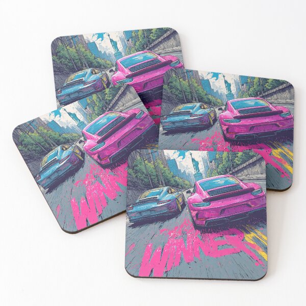 Item preview, Neon City Street Racing Winner – Dynamic Sports Car Art designed and sold by KrintoryTees.