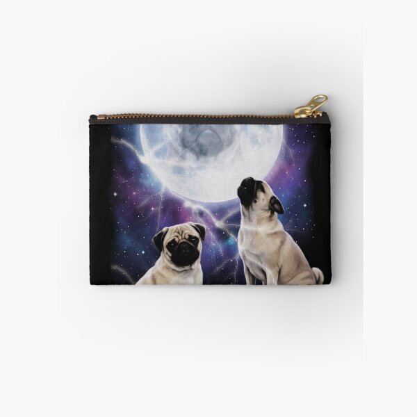 Item preview, Majestic Pugs Howling At The Moon Parody designed and sold by AdyKurniawan.