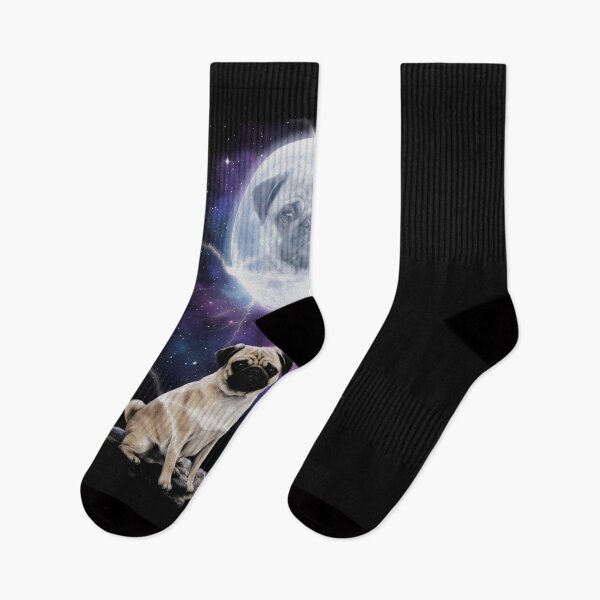 Item preview, Majestic Pugs Howling At The Moon Parody designed and sold by AdyKurniawan.