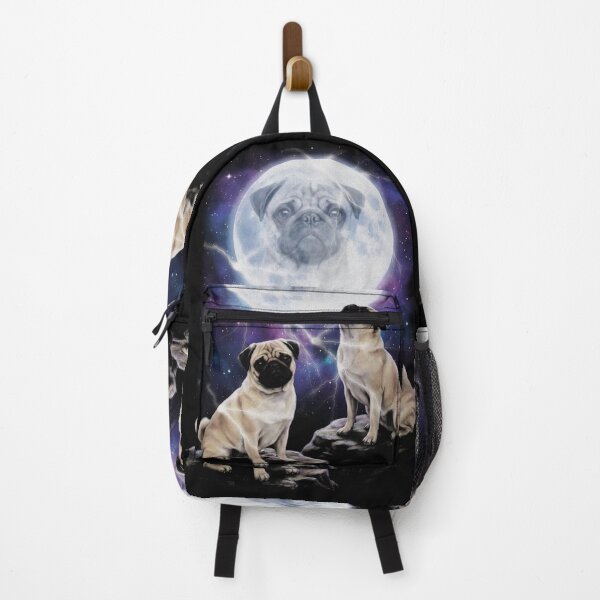 Item preview, Majestic Pugs Howling At The Moon Parody designed and sold by AdyKurniawan.