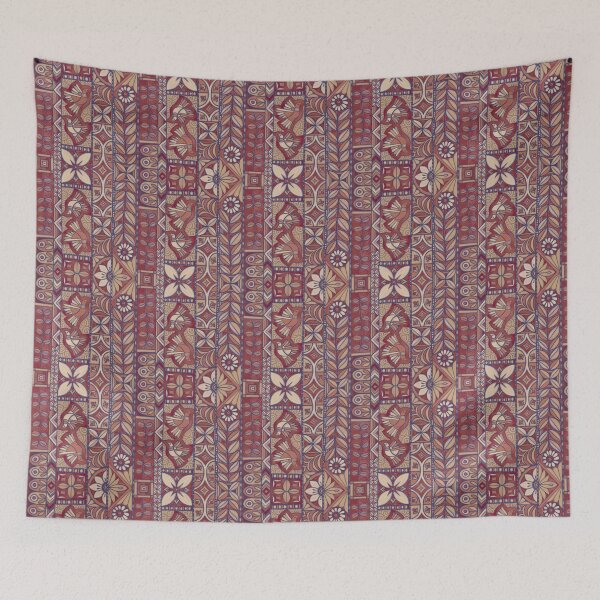 Item preview, Pasifika Garden Doves Red-brown designed and sold by AprilAppleArt.