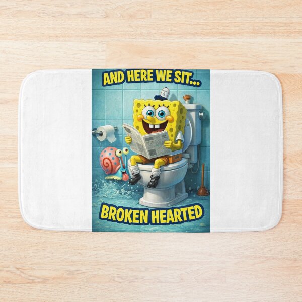 Item preview, Bikini Bottom Cartoon Toilet Scene Parody designed and sold by Aryabek.