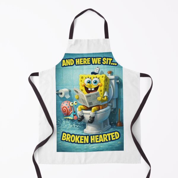 Item preview, Bikini Bottom Cartoon Toilet Scene Parody designed and sold by Aryabek.