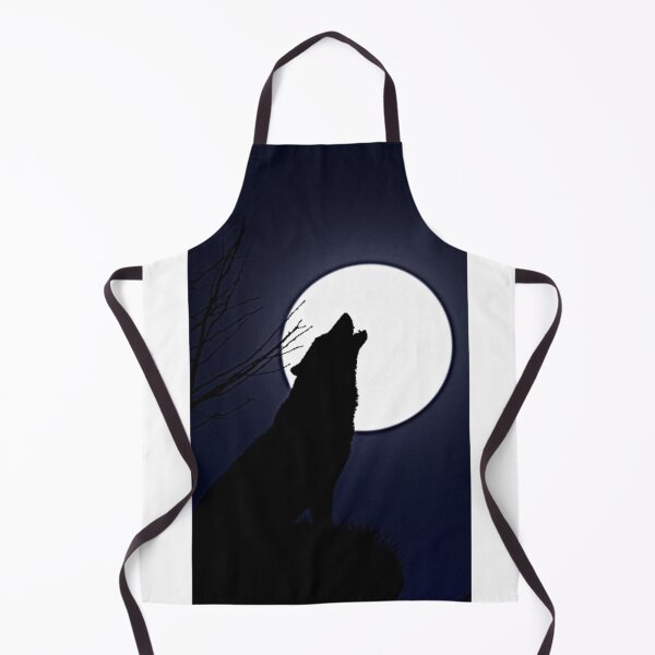 Item preview, Illustration of a Wolf Howling in the Moonlight  designed and sold by NoxLand.