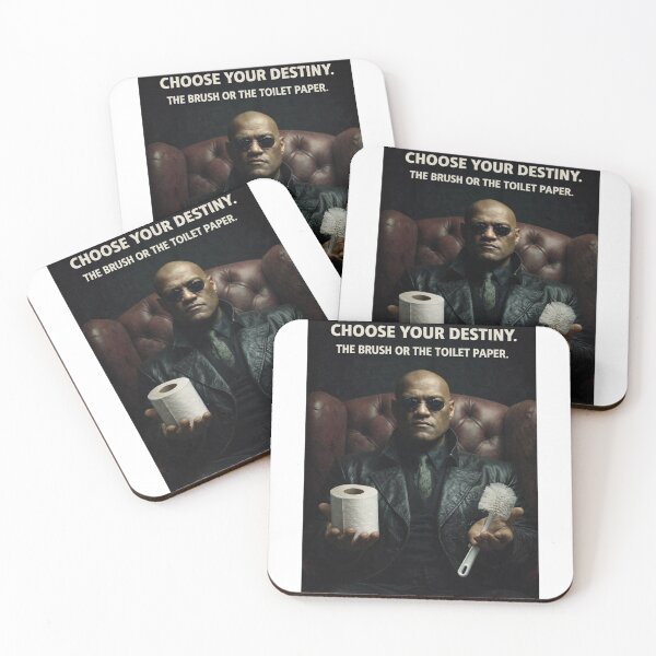 Item preview, Matrix Choice Scene Toilet Destiny Parody designed and sold by Aryabek.