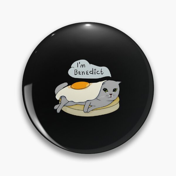 Item preview, Cat Eggs Benedict Food Pun designed and sold by hdukiyxgb46.