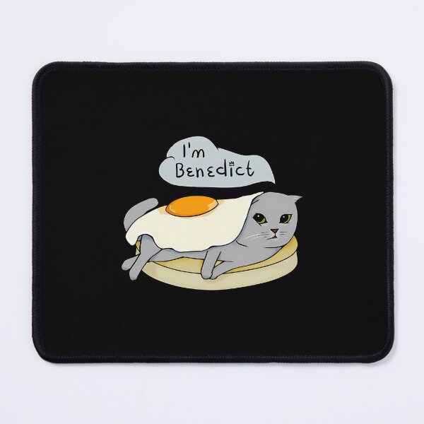 Item preview, Cat Eggs Benedict Food Pun designed and sold by hdukiyxgb46.
