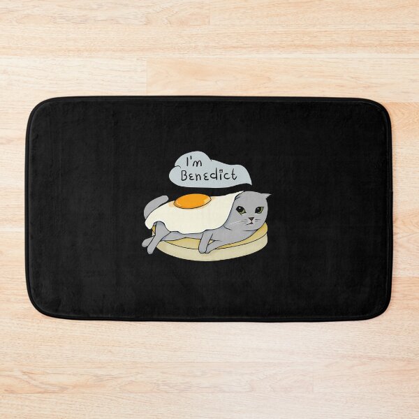 Item preview, Cat Eggs Benedict Food Pun designed and sold by hdukiyxgb46.