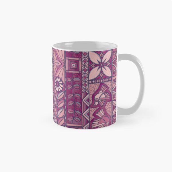 Item preview, Pasifika Garden Doves Dusky Magenta designed and sold by AprilAppleArt.