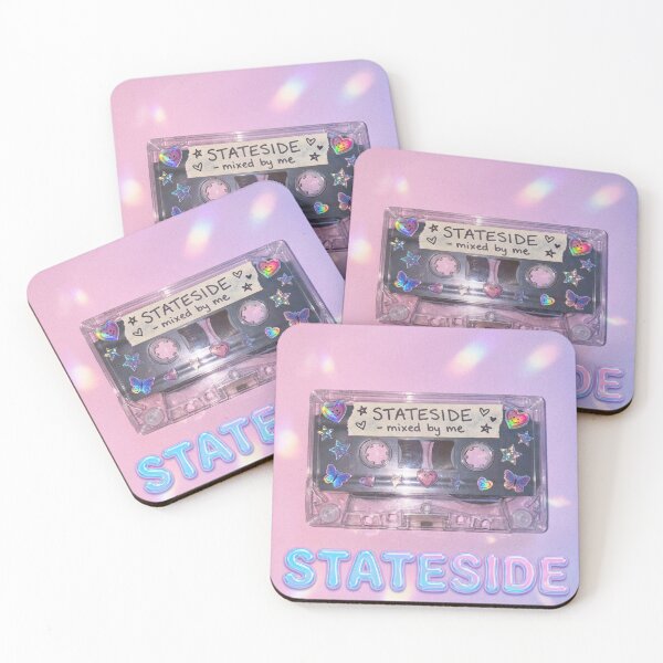Item preview, Stateside Cassette Tape - Y2K PinkPantheress Zara Larsson Retro Mixtape Design designed and sold by ZoomTaDesign.