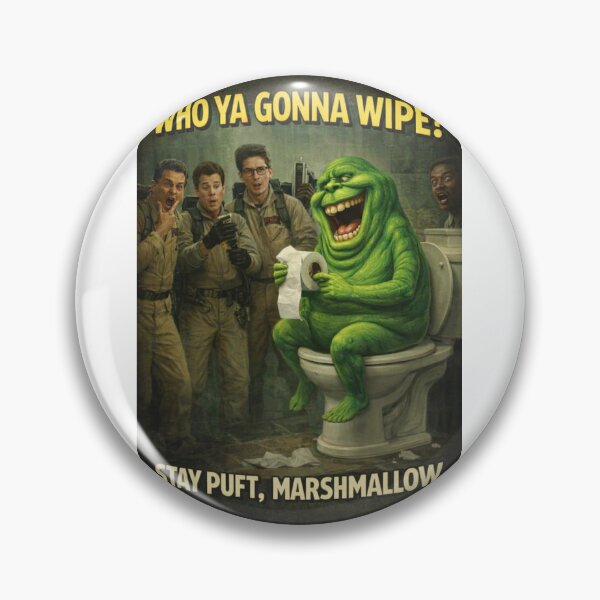 Item preview, Ghostbusters Slimer Toilet Parody Bathroom Humor  designed and sold by Aryabek.