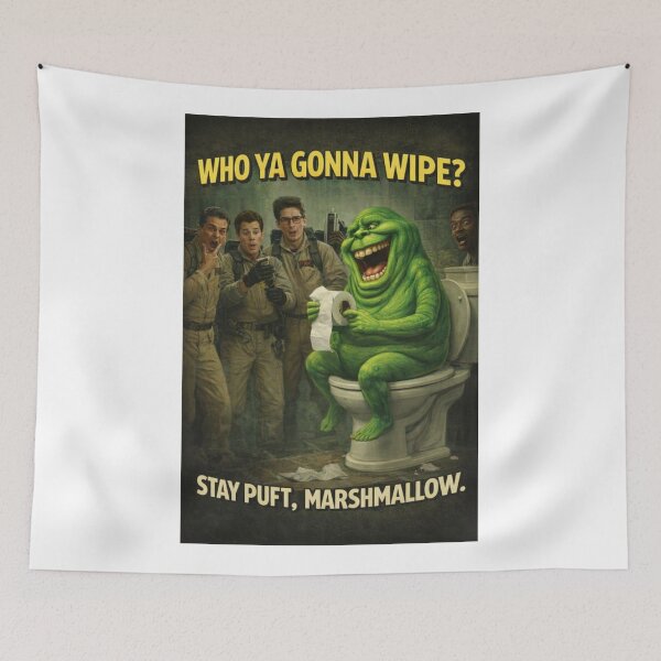 Item preview, Ghostbusters Slimer Toilet Parody Bathroom Humor  designed and sold by Aryabek.