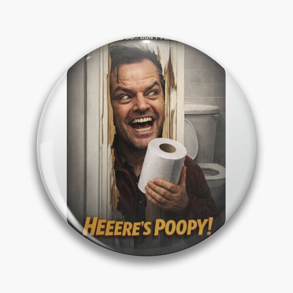 Item preview, Heeere’s Poopy Horror Toilet Parody Funny designed and sold by Aryabek.
