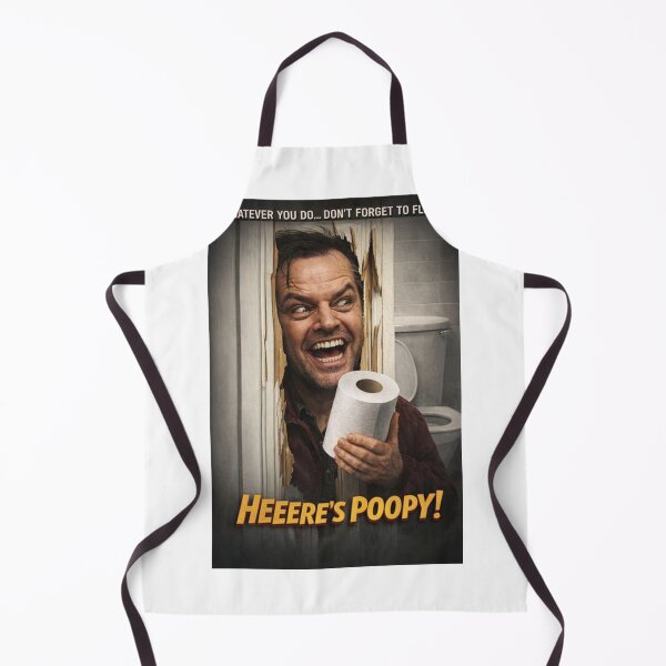 Item preview, Heeere’s Poopy Horror Toilet Parody Funny designed and sold by Aryabek.