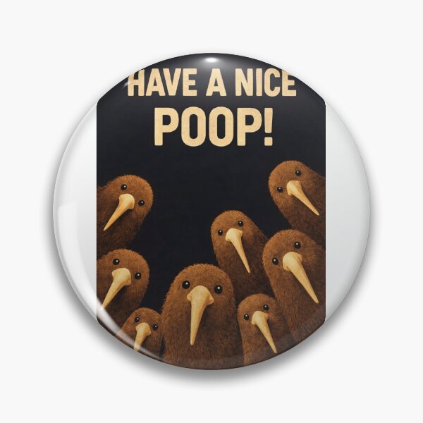 Item preview, Have a Nice Poop Kiwi Bird Bathroom Humor designed and sold by Aryabek.