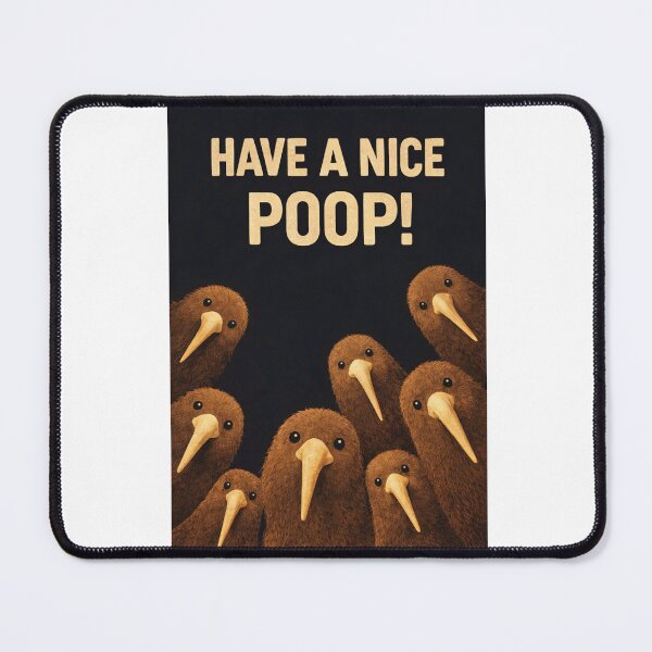 Item preview, Have a Nice Poop Kiwi Bird Bathroom Humor designed and sold by Aryabek.