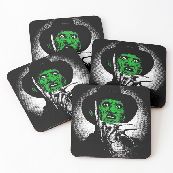 Item preview, Retro Neon Nightmare - Green Pop Art Slasher designed and sold by ifundesign.