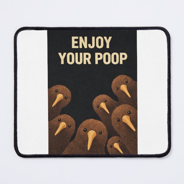 Item preview, Enjoy Your Poop Kiwi Bird Bathroom Wall designed and sold by Aryabek.