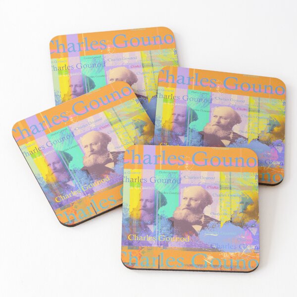 Item preview, Charles Gounod, composer, portrait, collage design designed and sold by Mauswohn.
