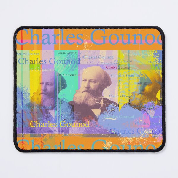 Item preview, Charles Gounod, composer, portrait, collage design designed and sold by Mauswohn.
