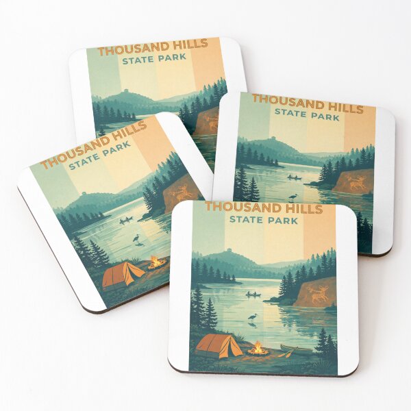 Item preview, Thousand Hills State Park Scenic Camping  designed and sold by Aryabek.