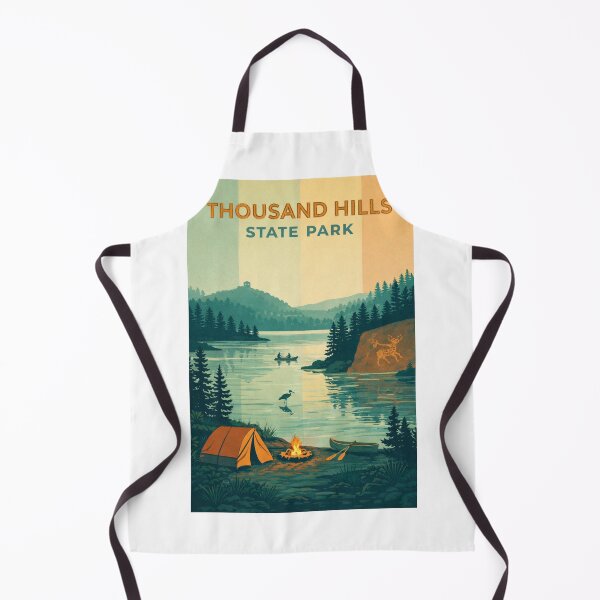Item preview, Thousand Hills State Park Scenic Camping  designed and sold by Aryabek.