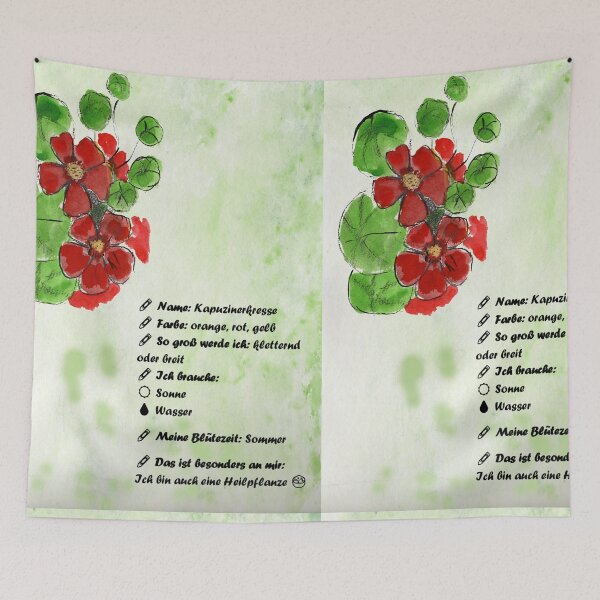 Item preview, Nasturtium designed and sold by cp-art.art.