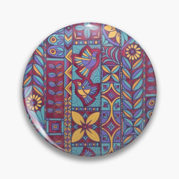 Item preview, Pasifika Garden Doves Fiesta designed and sold by AprilAppleArt.