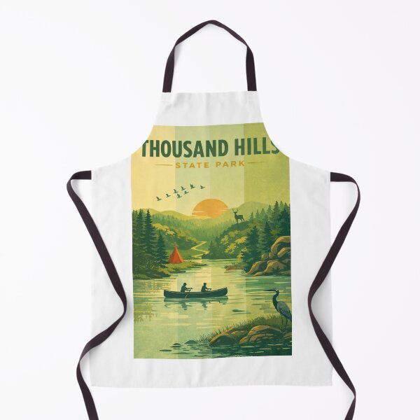 Item preview, Thousand Hills State Park Sunset Canoe Lake designed and sold by Aryabek.