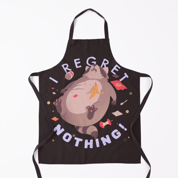 Item preview, Funny "I Regret Nothing" Raccoon - Trash Panda Food Coma designed and sold by MrGlayga.