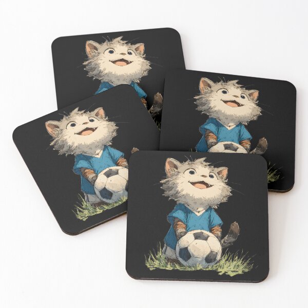 Item preview, Soccer Kitty - Cute Cat Playing Soccer designed and sold by TheDuckprints.