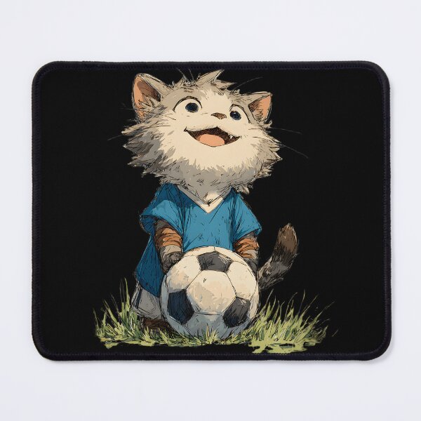 Item preview, Soccer Kitty - Cute Cat Playing Soccer designed and sold by TheDuckprints.