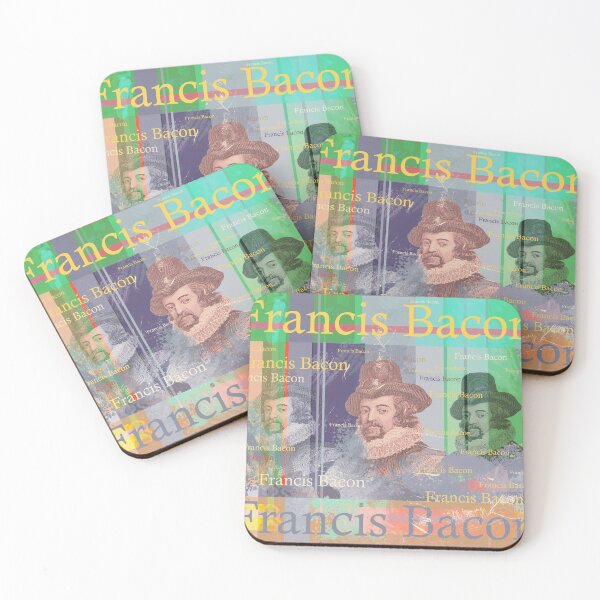 Item preview, Francis Bacon, Philosopher, Portrait, Collage Design designed and sold by Mauswohn.