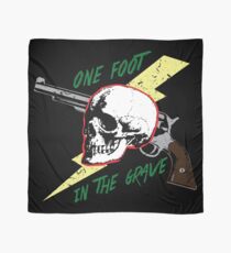 One Foot In the Grave Skull Scarf