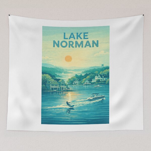 Item preview, Lake Norman Watersports Scenic Blue designed and sold by Aryabek.