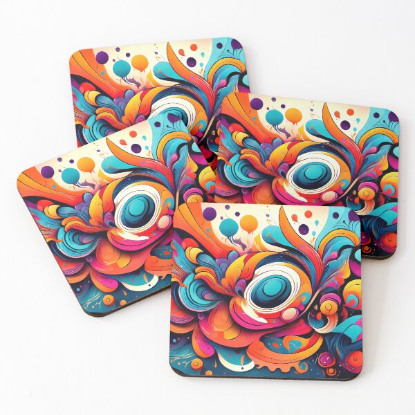 Item preview, Colorful Wallcovering Tapestry, duvet cover, throw blanket, shower curtain designed and sold by CharlottePlaceArt.