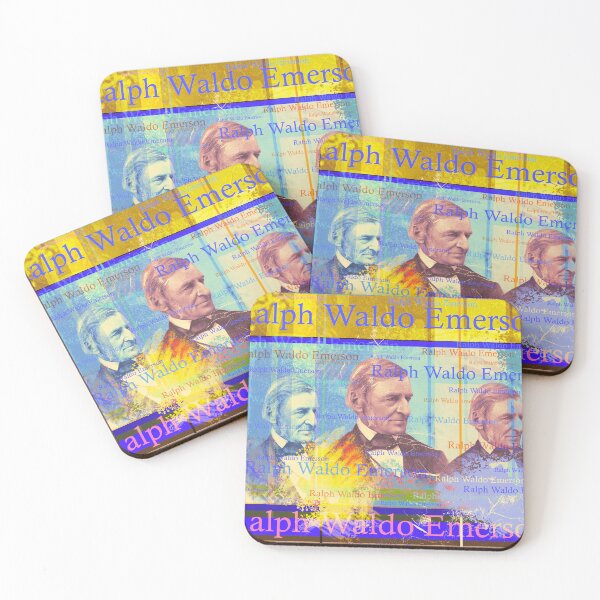 Item preview, Ralph Waldo Emerson, Philosopher, Portrait, Collage Design designed and sold by Mauswohn.